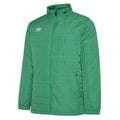 Emerald - Front - Umbro Childrens-Kids Club Essential Bench Jacket