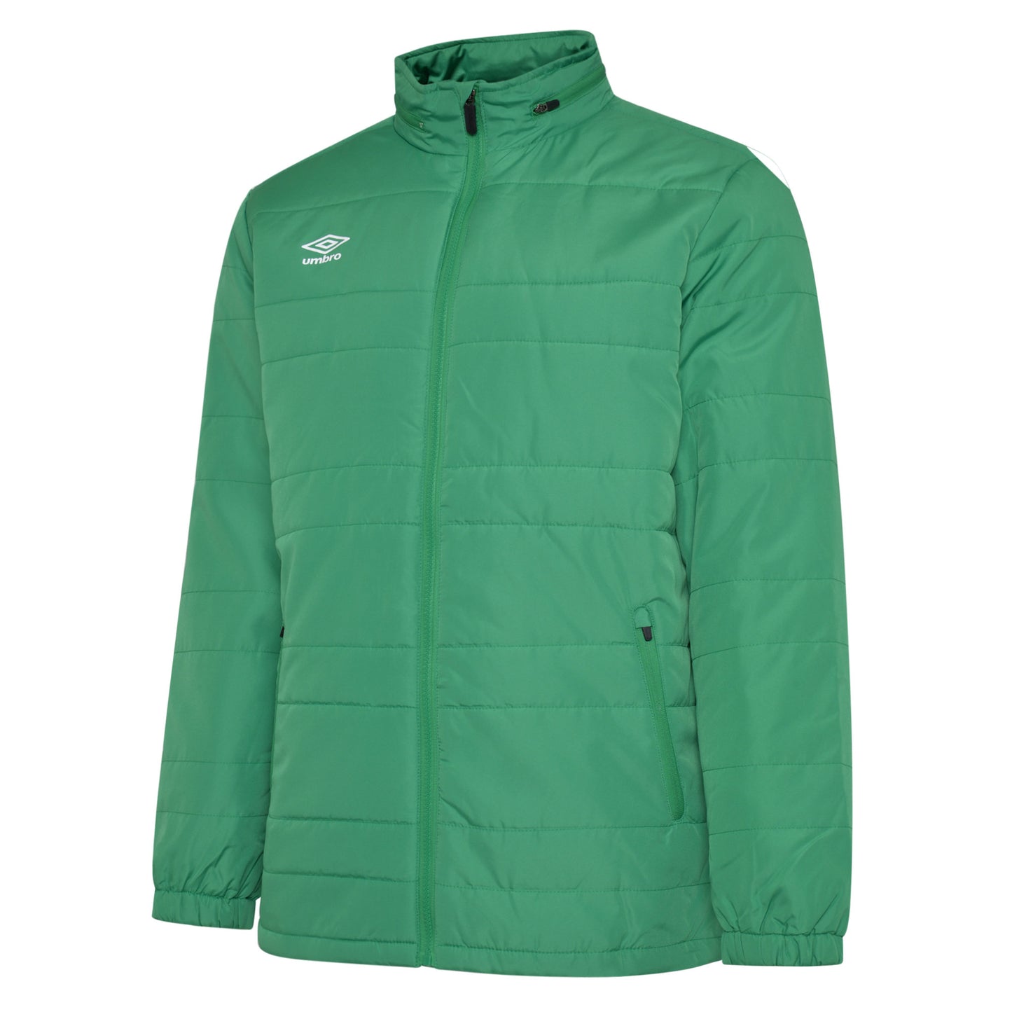 Emerald - Front - Umbro Childrens-Kids Club Essential Bench Jacket
