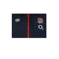 Navy Blazer-Flame Scarlet - Side - Umbro Childrens-Kids 23-24 England Rugby Padded Jacket