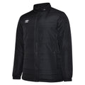 Black - Front - Umbro Childrens-Kids Club Essential Bench Jacket