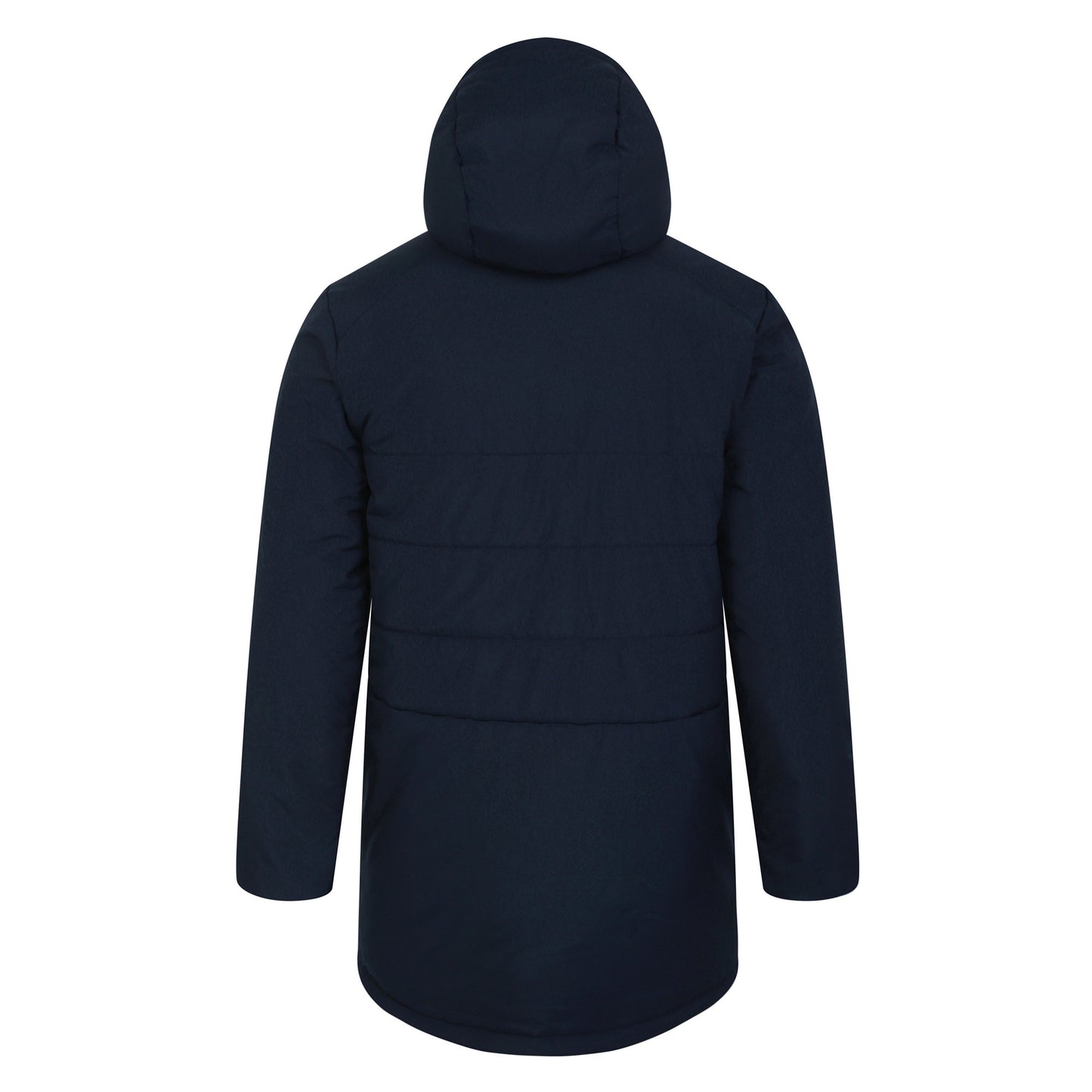 Navy Blazer-Flame Scarlet - Back - Umbro Mens 23-24 England Rugby Padded Jacket