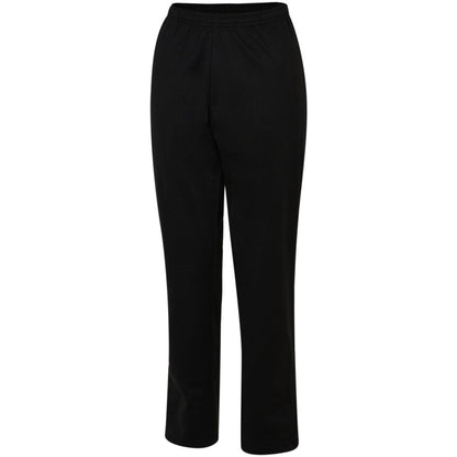 Black - Side - Umbro Womens-Ladies Club Essential Polyester Jogging Bottoms