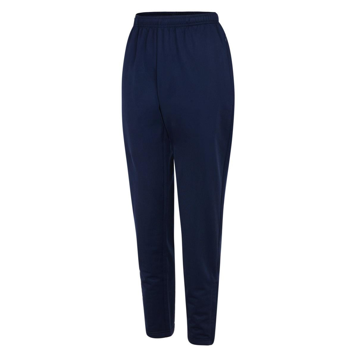 Dark Navy - Side - Umbro Womens-Ladies Club Essential Polyester Jogging Bottoms
