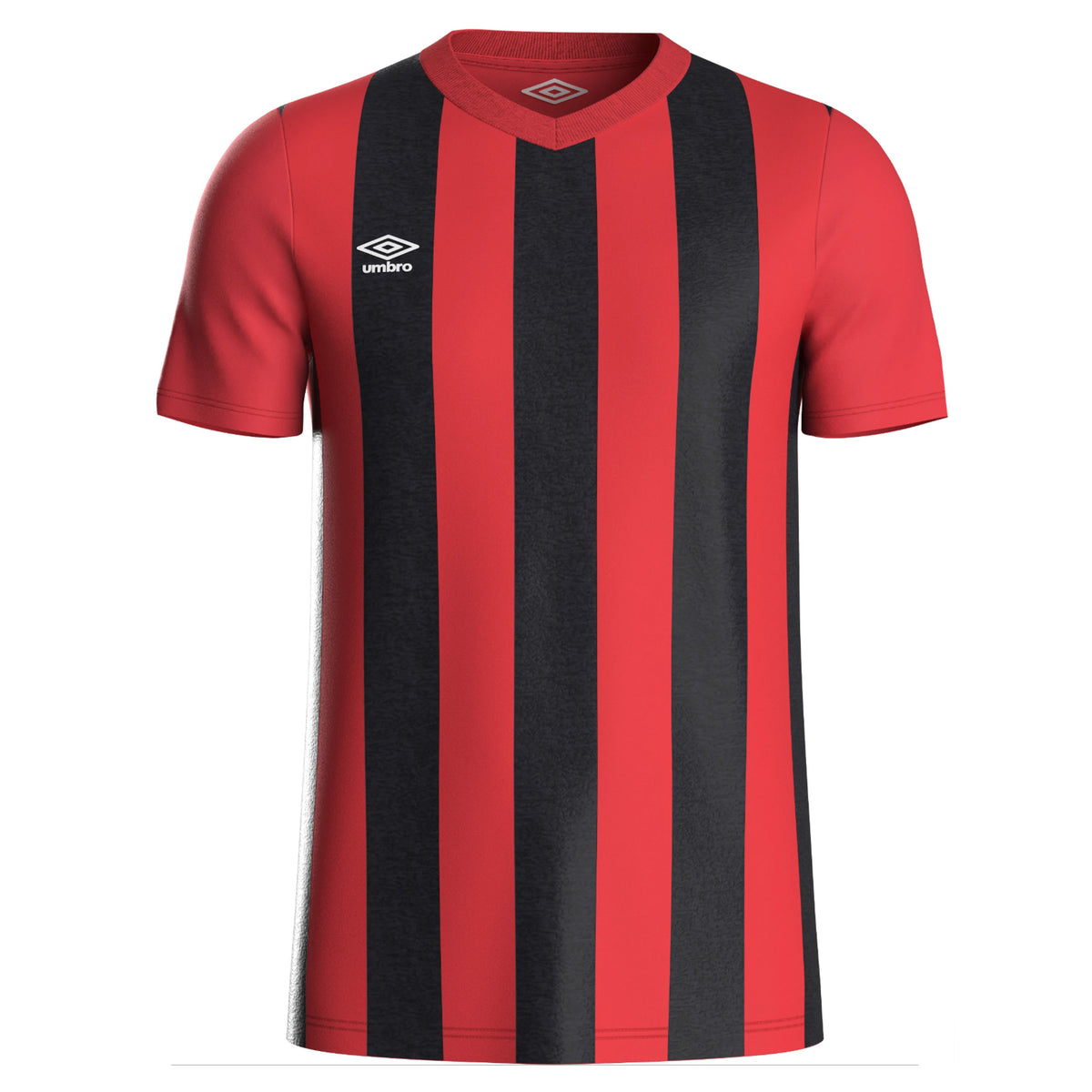 Vermillion-Black - Front - Umbro Mens Ramone Jersey
