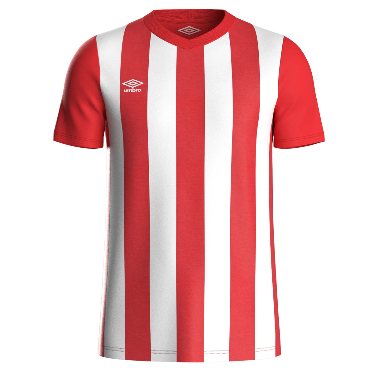 Vermillion-White - Front - Umbro Mens Ramone Jersey