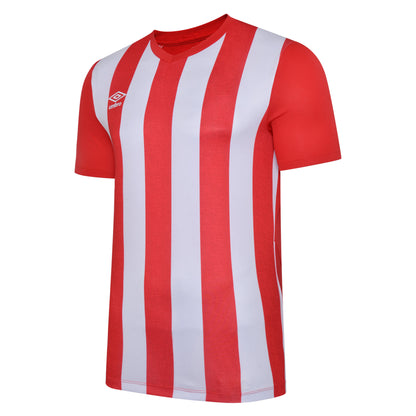 Vermillion-White - Side - Umbro Mens Ramone Jersey