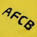 Yellow-Grey-Black - Pack Shot - Umbro Childrens-Kids 23-24 AFC Bournemouth Third Socks