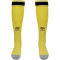 Yellow-Grey-Black - Front - Umbro Childrens-Kids 23-24 AFC Bournemouth Third Socks