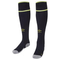 Black-Grey-Yellow - Front - Umbro Mens 23-24 Burnley FC Third Socks