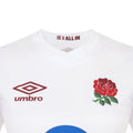 White-Red-Blue - Side - Umbro Childrens-Kids 23-24 England Red Roses Home Jersey