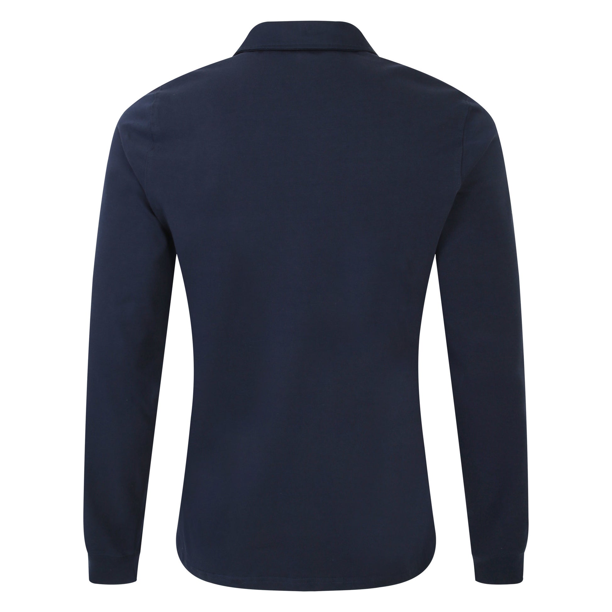 Navy Blue-White-Red - Back - Umbro Childrens-Kids World Cup 23-24 England Rugby Long-Sleeved Alternative Jersey