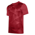 Vermillion-Black - Back - Umbro Mens Maxium Football Kit