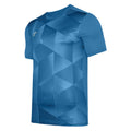 Blue Jewel-Black - Back - Umbro Mens Maxium Football Kit