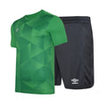 Emerald-Black - Front - Umbro Mens Maxium Football Kit