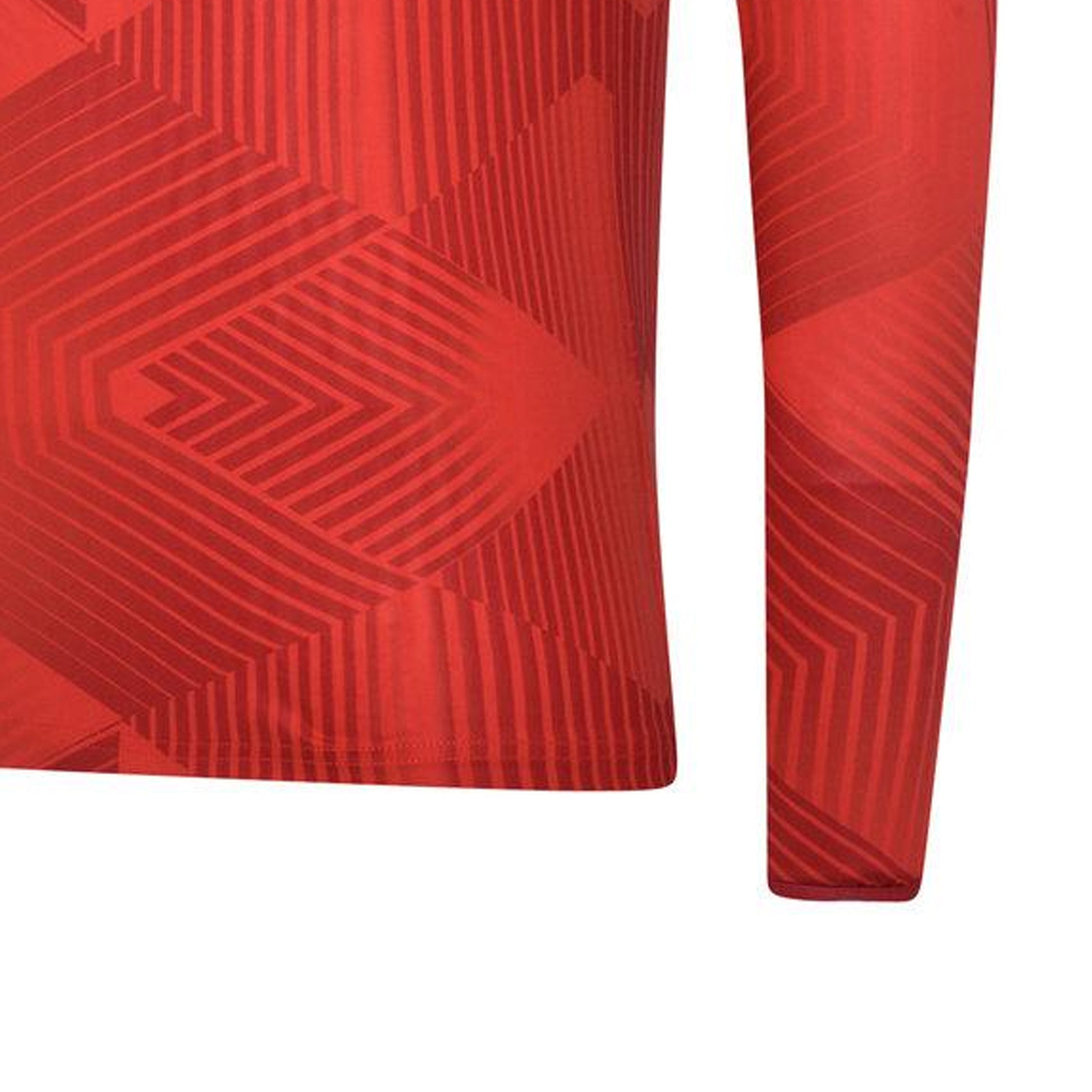 Vermillion - Back - Umbro Childrens-Kids Maxium Quarter Zip Training Top