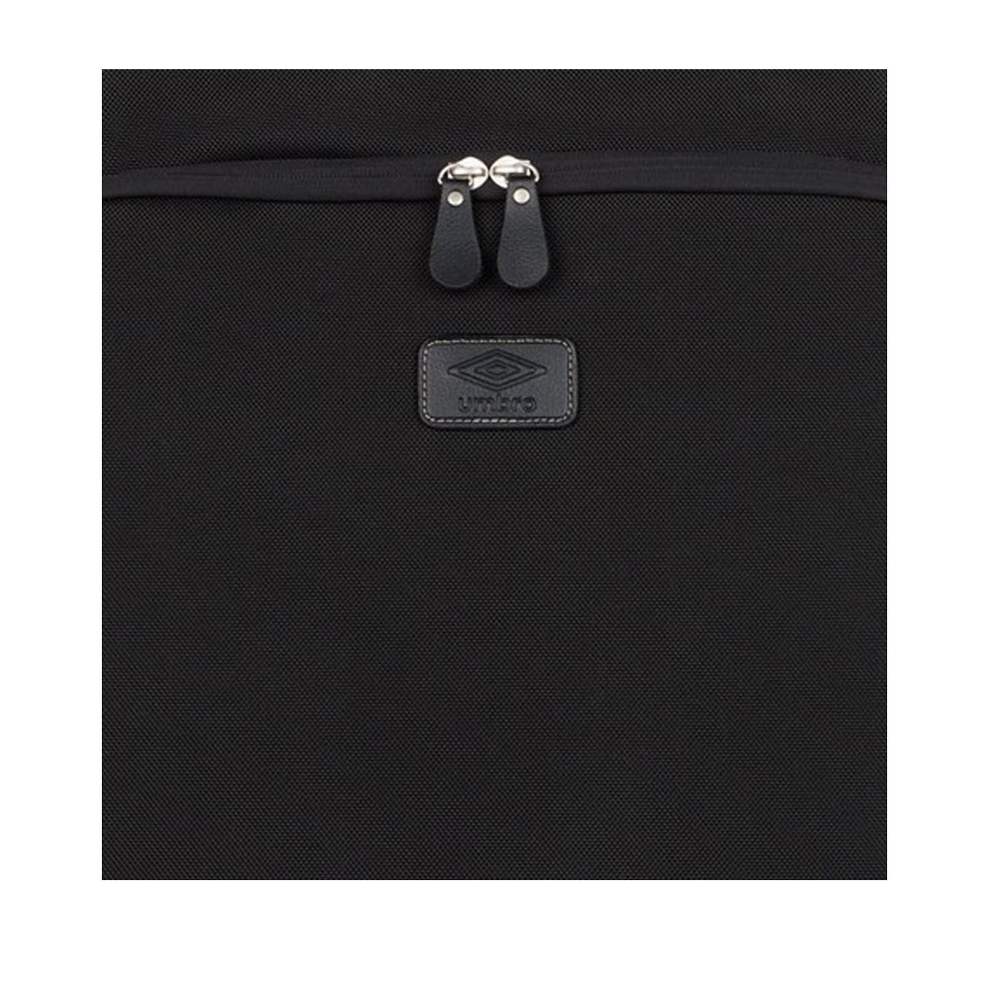 Black - Back - Umbro Logo 4 Wheeled Suitcase
