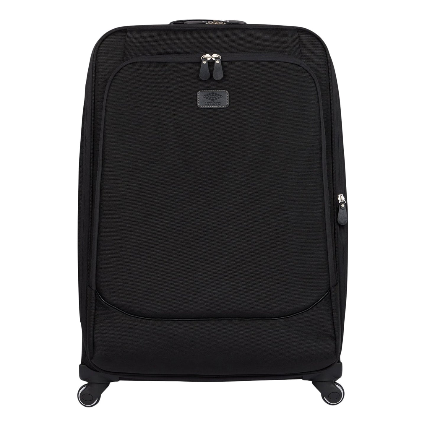 Black - Front - Umbro Logo 4 Wheeled Suitcase