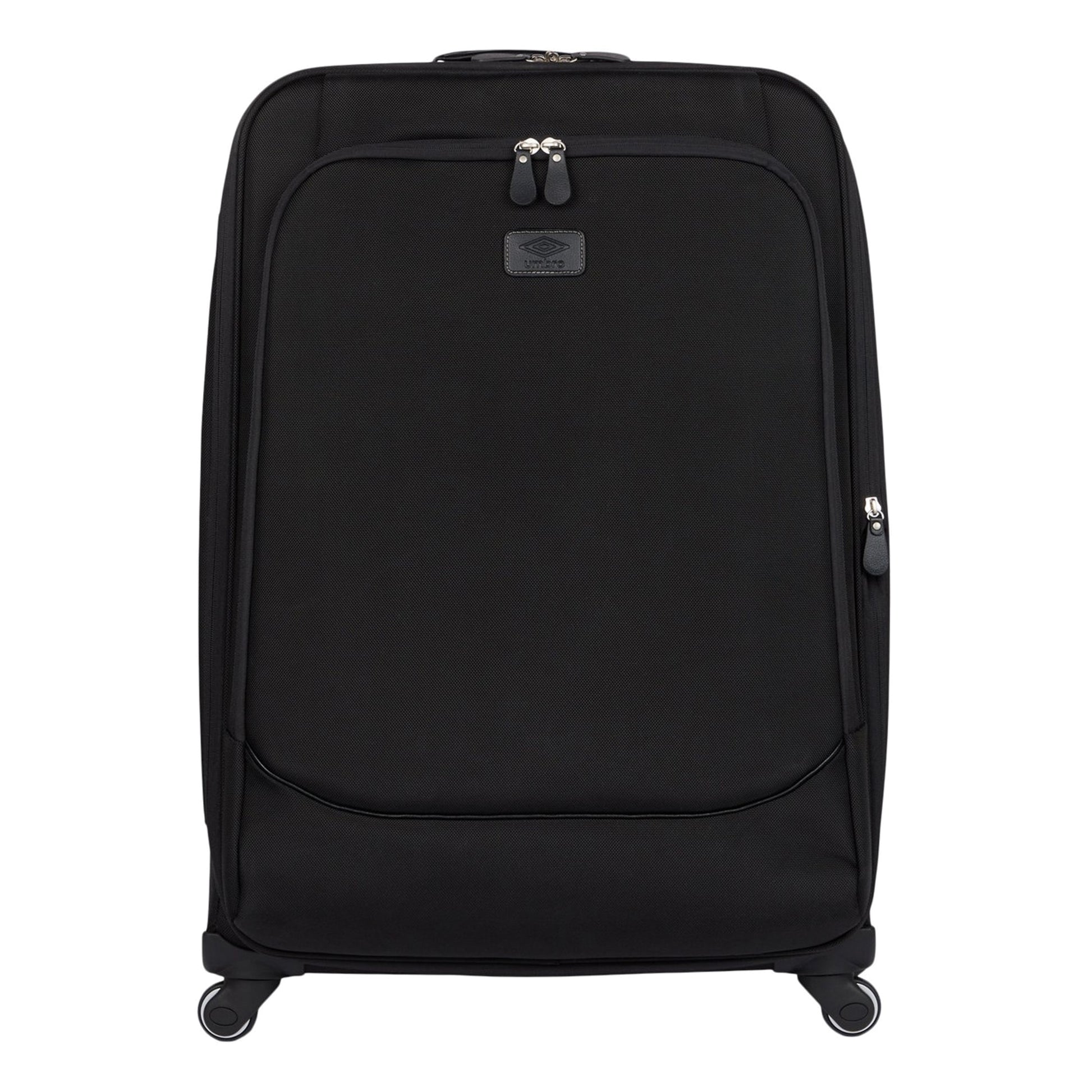 Black - Front - Umbro Logo 4 Wheeled Suitcase