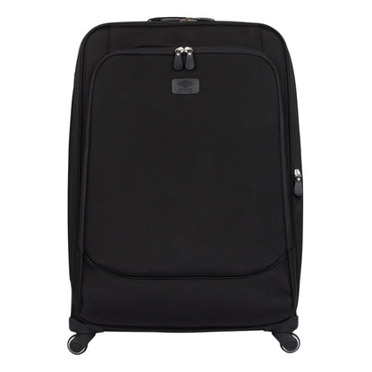 Black - Front - Umbro Logo 4 Wheeled Suitcase