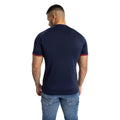 Navy Blue-White-Red - Back - Umbro Unisex Adult World Cup 23-24 England Rugby Replica Alternative Jersey