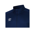 Navy-White - Side - Umbro Childrens-Kids Total Training Knitted Track Jacket