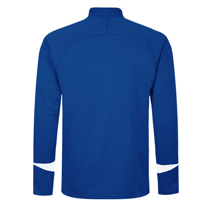 Royal Blue-White - Back - Umbro Childrens-Kids Total Training Knitted Track Jacket