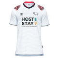 White - Front - Umbro Childrens-Kids 23-24 Derby County FC Home Jersey