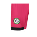 Pink-Black - Side - Umbro Childrens-Kids 23-24 Forest Green Rovers FC Away Shorts