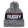 Grey - Back - Umbro Unisex Adult 23-24 England Rugby Bobble Beanie