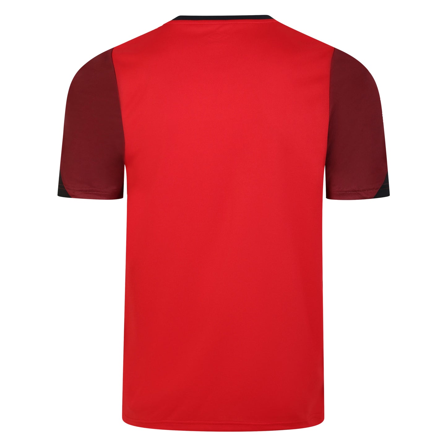 Vermillion-Biking Red-Black - Back - Umbro Childrens-Kids Total Training Jersey