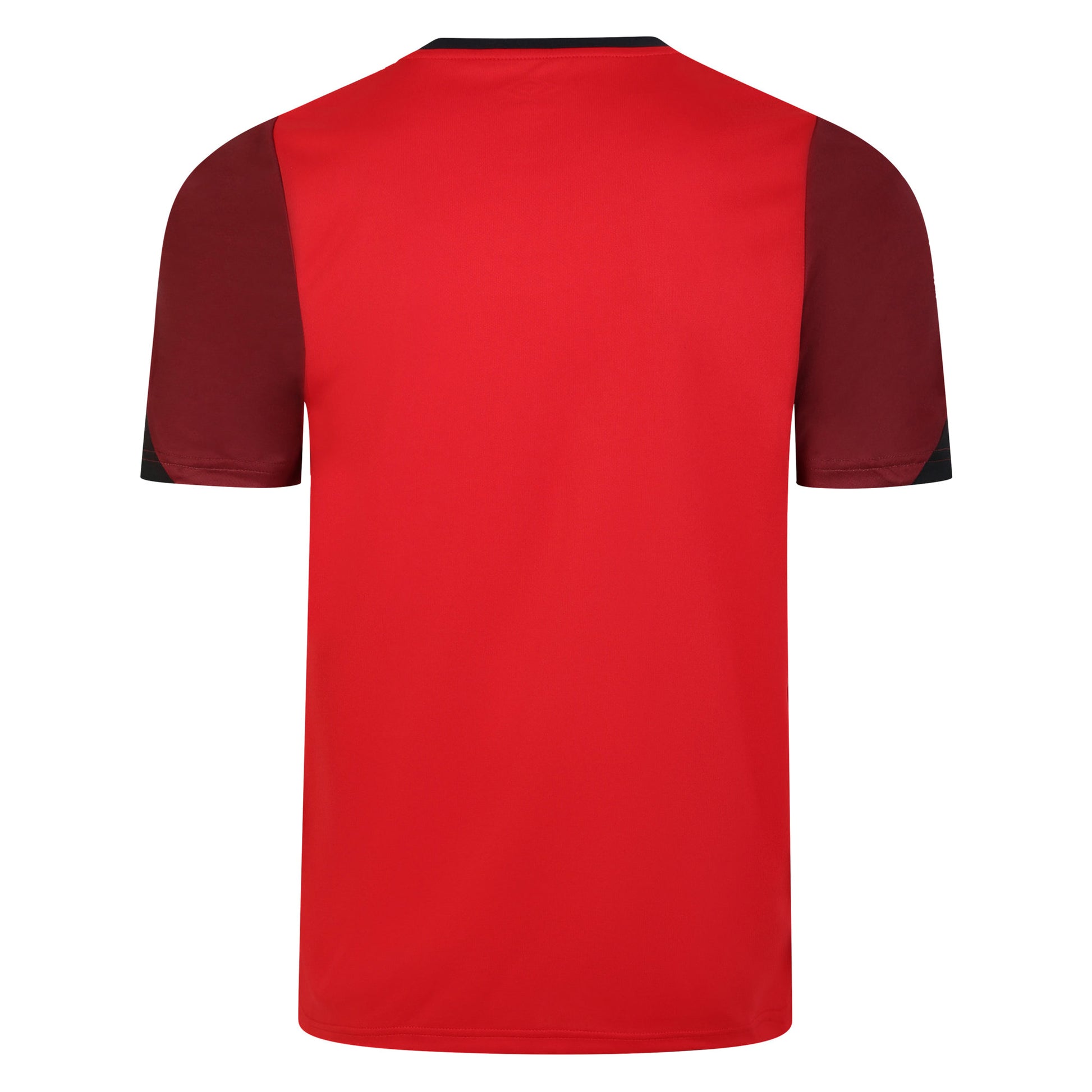 Vermillion-Biking Red-Black - Back - Umbro Childrens-Kids Total Training Jersey