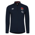 Navy Blazer - Front - Umbro Mens 23-24 England Rugby Anthem Jacket