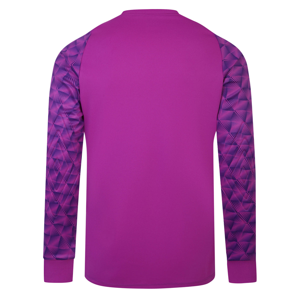 Purple Cactus-Electric Purple-White - Back - Umbro Mens Flux Long-Sleeved Goalkeeper Jersey