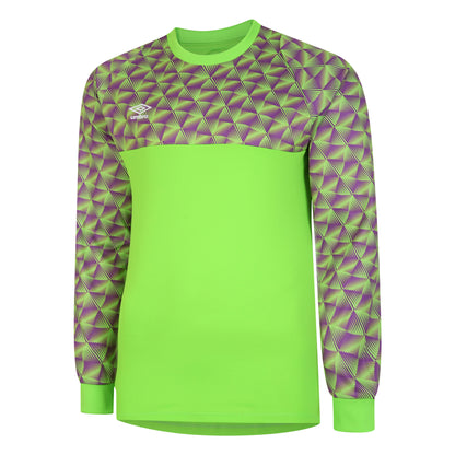 Green Gecko-Purple Cactus - Front - Umbro Mens Flux Long-Sleeved Goalkeeper Jersey