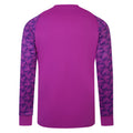 Purple Cactus-Electric Purple-White - Back - Umbro Childrens-Kids Flux Long-Sleeved Goalkeeper Jersey