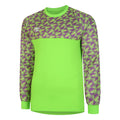 Green Gecko-Purple Cactus - Front - Umbro Childrens-Kids Flux Long-Sleeved Goalkeeper Jersey