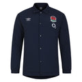 Navy Blazer - Front - Umbro Mens 23-24 England Rugby Coach Jacket