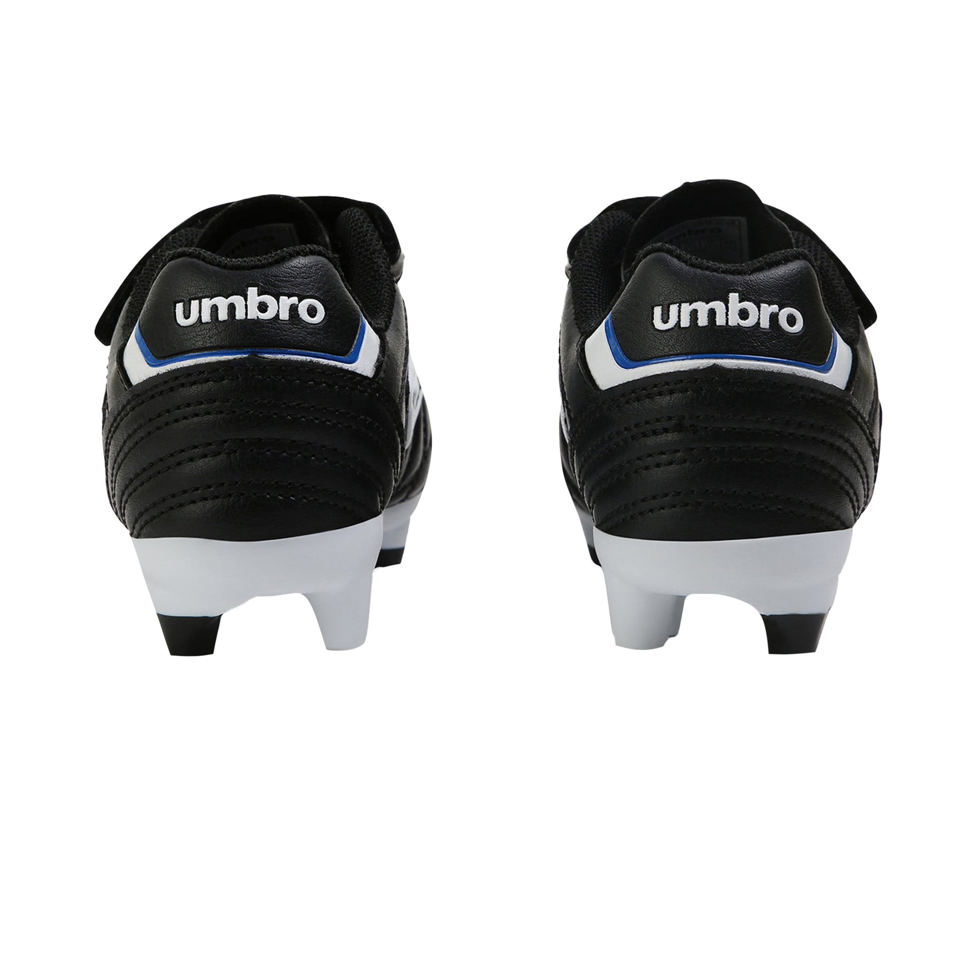 Black-White-Royal Blue - Back - Umbro Childrens-Kids Speciali Liga Football Boots