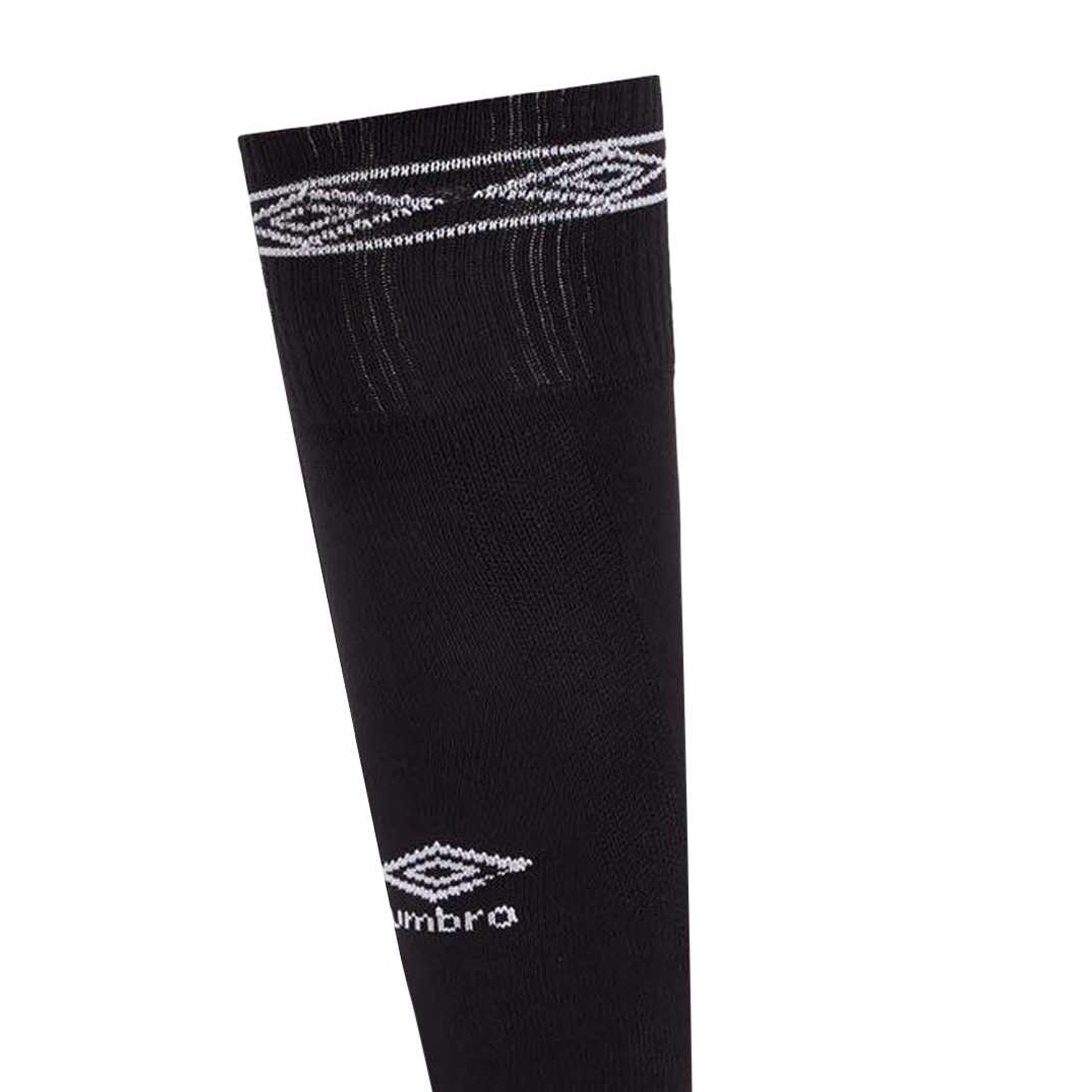 Black-White - Lifestyle - Umbro Childrens-Kids Diamond Football Socks