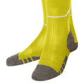 Blazing Yellow-Carbon - Side - Umbro Childrens-Kids Diamond Football Socks