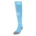 Sky Blue-White - Front - Umbro Childrens-Kids Diamond Football Socks