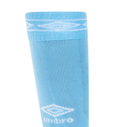 Sky Blue-White - Lifestyle - Umbro Childrens-Kids Diamond Football Socks