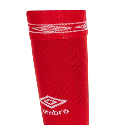 Vermillion-White - Lifestyle - Umbro Childrens-Kids Diamond Football Socks