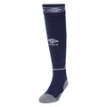 Navy-White - Front - Umbro Childrens-Kids Diamond Football Socks