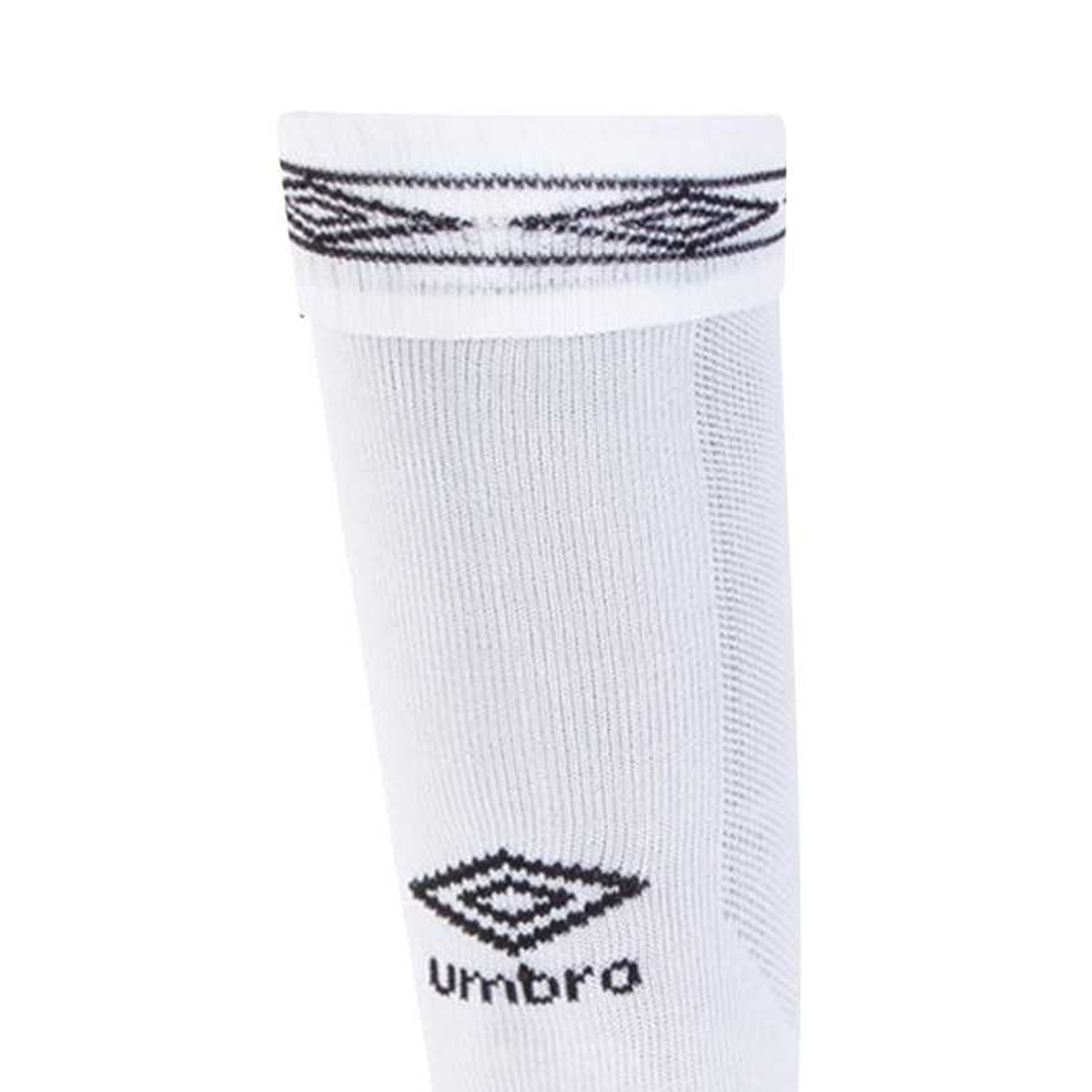 White-Black - Lifestyle - Umbro Childrens-Kids Diamond Football Socks