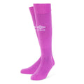 Purple Cactus-White - Back - Umbro Childrens-Kids Diamond Football Socks