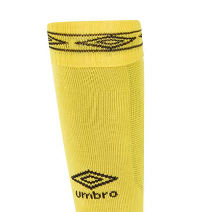 Yellow-Black - Lifestyle - Umbro Childrens-Kids Diamond Football Socks