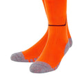 Shocking Orange-Black - Side - Umbro Childrens-Kids Diamond Football Socks