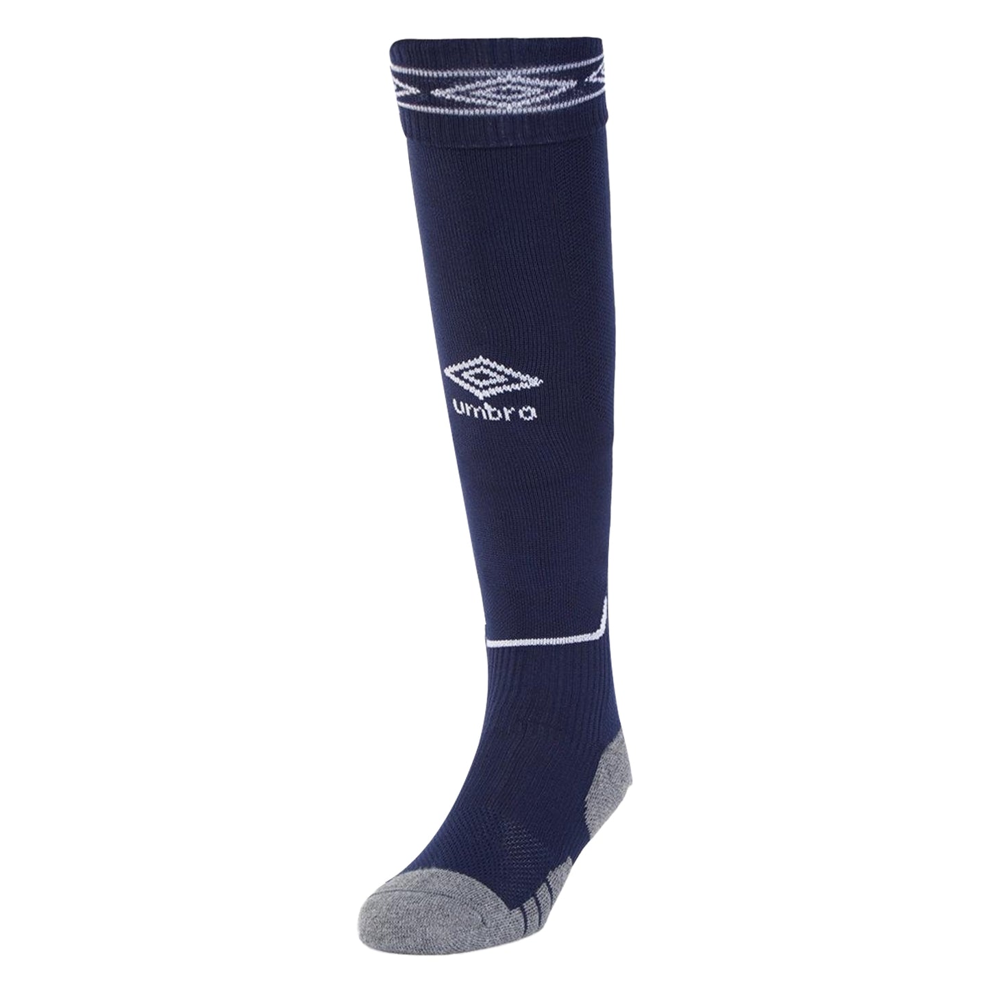 Navy-White - Front - Umbro Childrens-Kids Diamond Football Socks