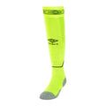 Safety Yellow-Carbon - Front - Umbro Childrens-Kids Diamond Football Socks